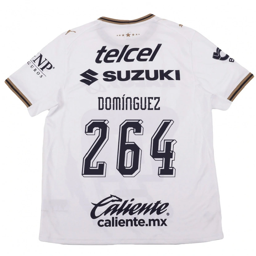 Danxen Damen Gerardo Domínguez #264 Weiß Schwarz Braun Auswärtstrikot Trikot 2026/27 T-Shirt