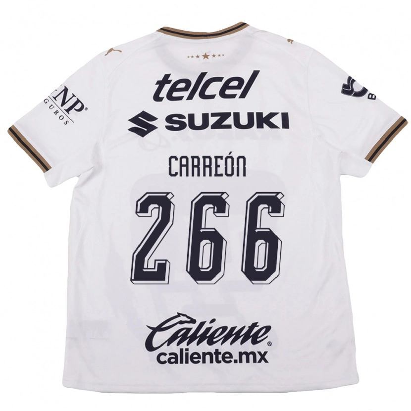 Danxen Damen Rogelio Carreón #266 Weiß Schwarz Braun Auswärtstrikot Trikot 2026/27 T-Shirt