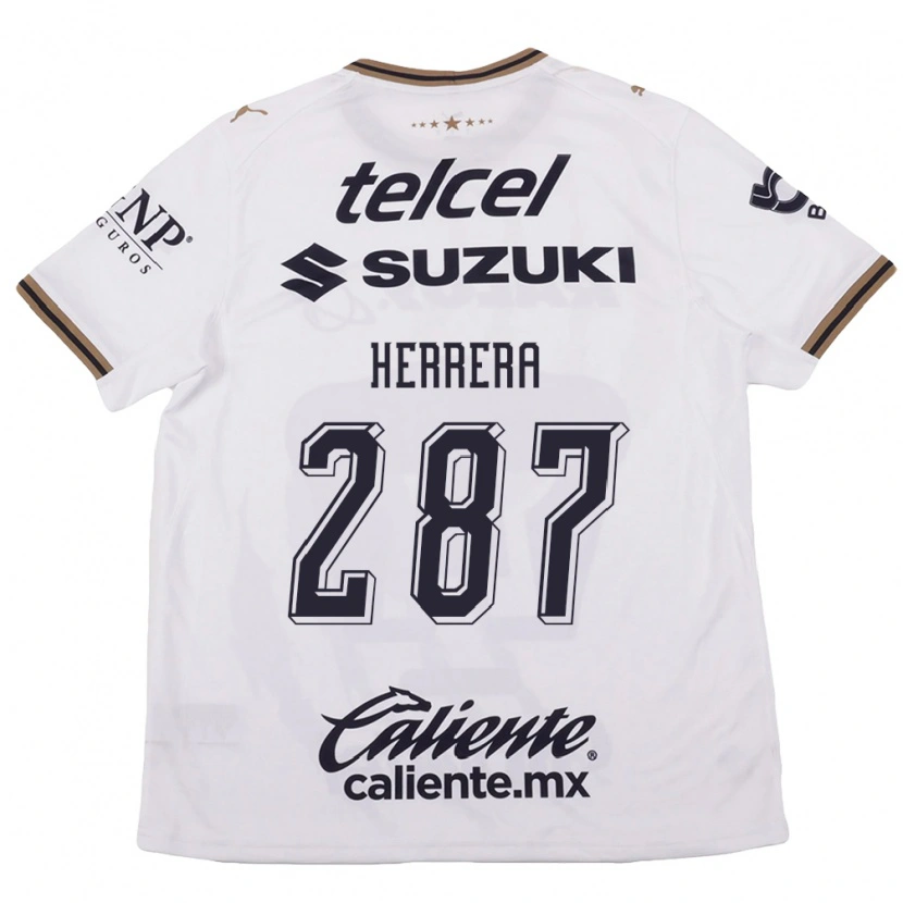 Danxen Damen Sebastián Herrera #287 Weiß Schwarz Braun Auswärtstrikot Trikot 2026/27 T-Shirt