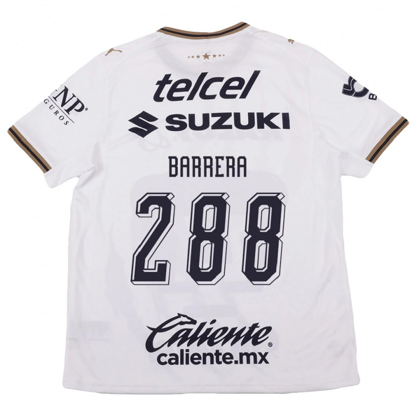 Danxen Damen Diego Barrera #288 Weiß Schwarz Braun Auswärtstrikot Trikot 2026/27 T-Shirt