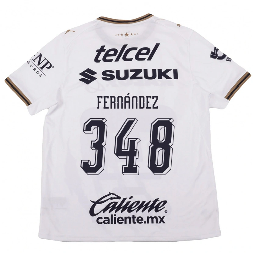 Danxen Damen Yerik Fernández #348 Weiß Schwarz Braun Auswärtstrikot Trikot 2026/27 T-Shirt