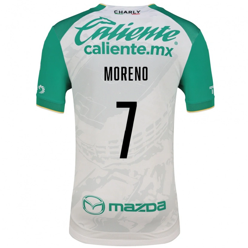 Danxen Damen Iván Moreno #7 Hellgrün Weiß Auswärtstrikot Trikot 2026/27 T-Shirt