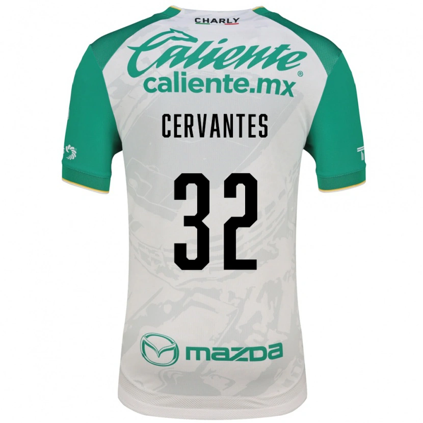 Danxen Damen Luis Cervantes #32 Hellgrün Weiß Auswärtstrikot Trikot 2026/27 T-Shirt