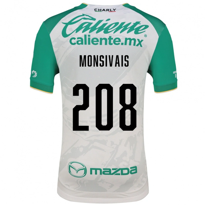 Danxen Damen Daniel Monsivaís #208 Hellgrün Weiß Auswärtstrikot Trikot 2026/27 T-Shirt
