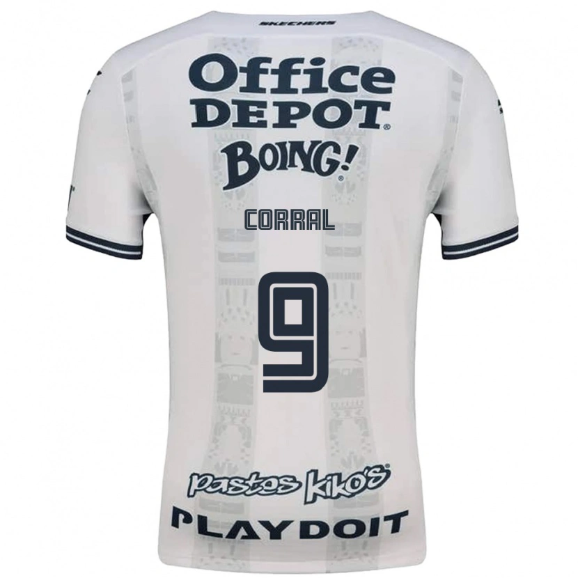 Danxen Damen Charlyn Corral #9 Rot Weiß Schwarz Auswärtstrikot Trikot 2026/27 T-Shirt