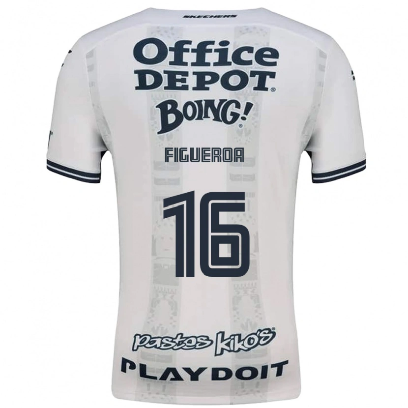 Danxen Damen Antonio Figueroa #16 Rot Weiß Schwarz Auswärtstrikot Trikot 2026/27 T-Shirt