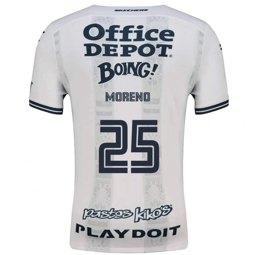 Danxen Damen Carlos Moreno #25 Rot Weiß Schwarz Auswärtstrikot Trikot 2026/27 T-Shirt