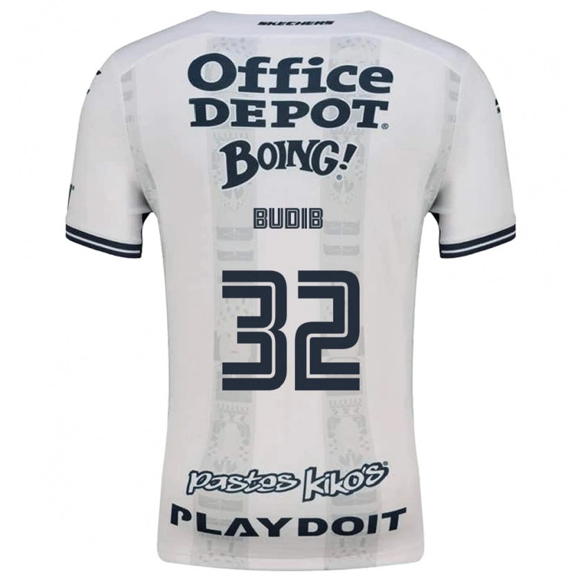 Danxen Damen Pedro Budib #32 Rot Weiß Schwarz Auswärtstrikot Trikot 2026/27 T-Shirt