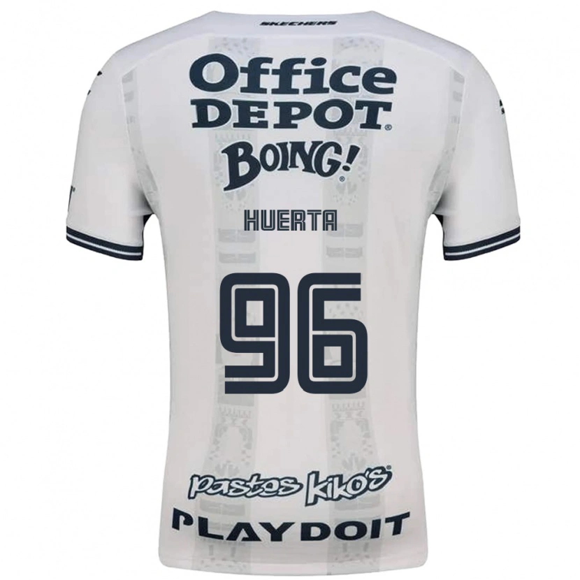 Danxen Damen Edwin Huerta #96 Rot Weiß Schwarz Auswärtstrikot Trikot 2026/27 T-Shirt