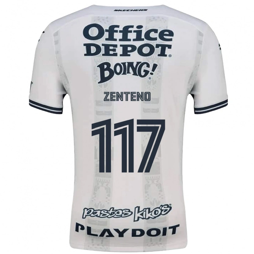 Danxen Damen Gustavo Zenteno #117 Rot Weiß Schwarz Auswärtstrikot Trikot 2026/27 T-Shirt