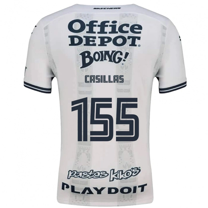 Danxen Damen Johan Casillas #155 Rot Weiß Schwarz Auswärtstrikot Trikot 2026/27 T-Shirt