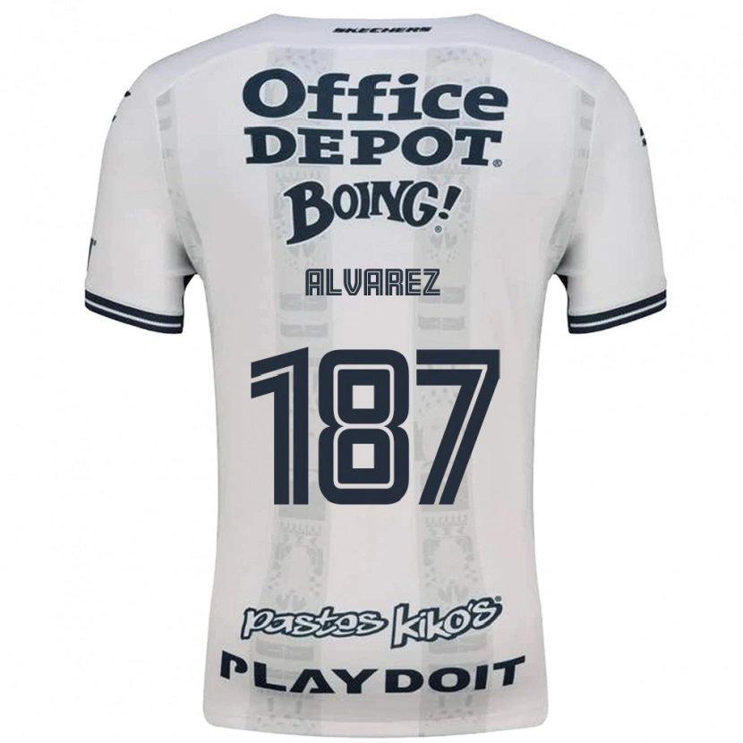 Danxen Damen Gael Álvarez #187 Rot Weiß Schwarz Auswärtstrikot Trikot 2026/27 T-Shirt