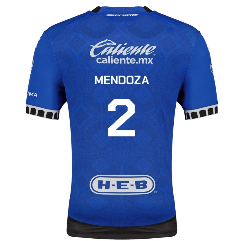 Danxen Damen Omar Mendoza #2 Königsblau Weiß Schwarz Auswärtstrikot Trikot 2026/27 T-Shirt