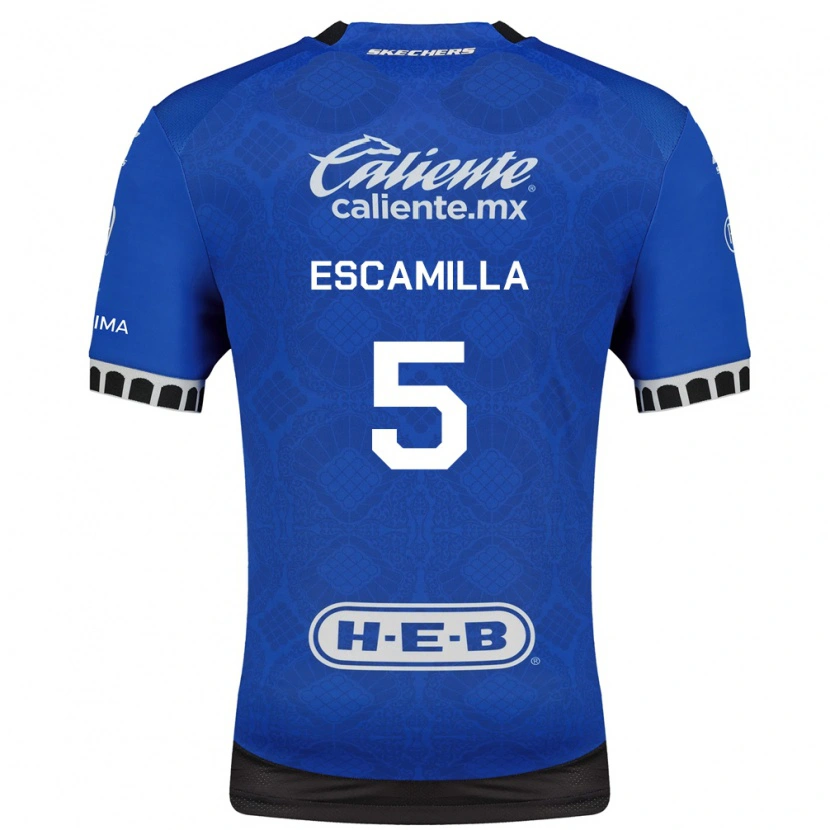 Danxen Damen Kevin Escamilla #5 Königsblau Weiß Schwarz Auswärtstrikot Trikot 2026/27 T-Shirt