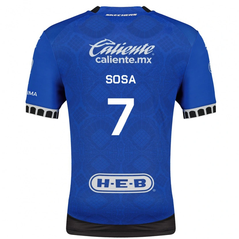 Danxen Damen Samuel Sosa #7 Königsblau Weiß Schwarz Auswärtstrikot Trikot 2026/27 T-Shirt