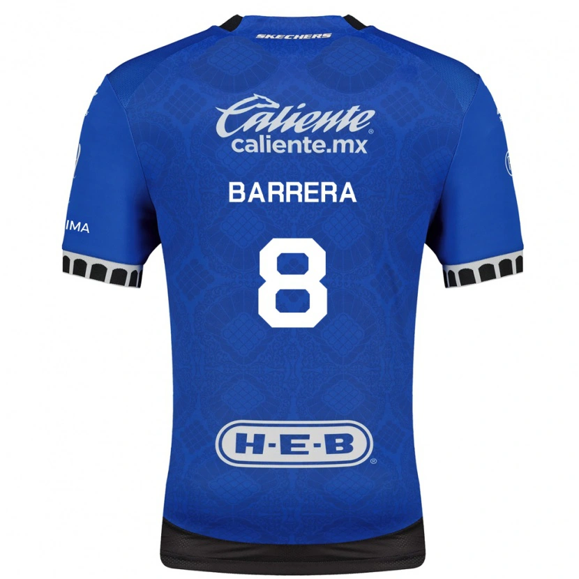 Danxen Damen Pablo Barrera #8 Königsblau Weiß Schwarz Auswärtstrikot Trikot 2026/27 T-Shirt