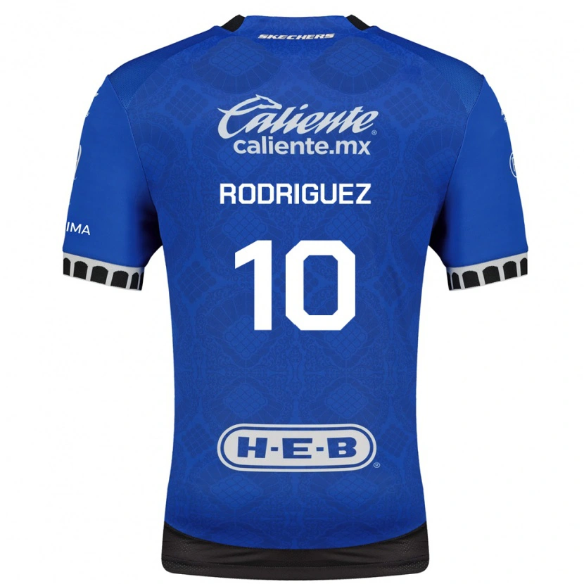 Danxen Damen Lucas Rodriguez #10 Königsblau Weiß Schwarz Auswärtstrikot Trikot 2026/27 T-Shirt