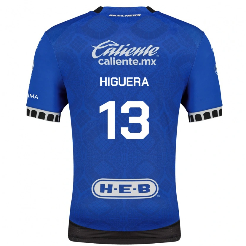 Danxen Damen Carlos Higuera #13 Königsblau Weiß Schwarz Auswärtstrikot Trikot 2026/27 T-Shirt