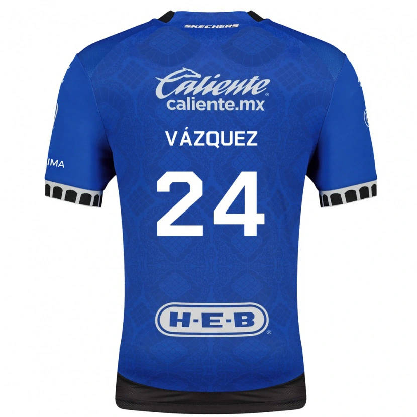 Danxen Damen Brayton Vázquez #24 Königsblau Weiß Schwarz Auswärtstrikot Trikot 2026/27 T-Shirt