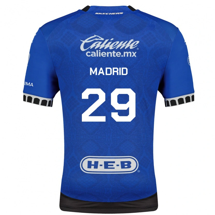 Danxen Damen Waldo Madrid #29 Königsblau Weiß Schwarz Auswärtstrikot Trikot 2026/27 T-Shirt