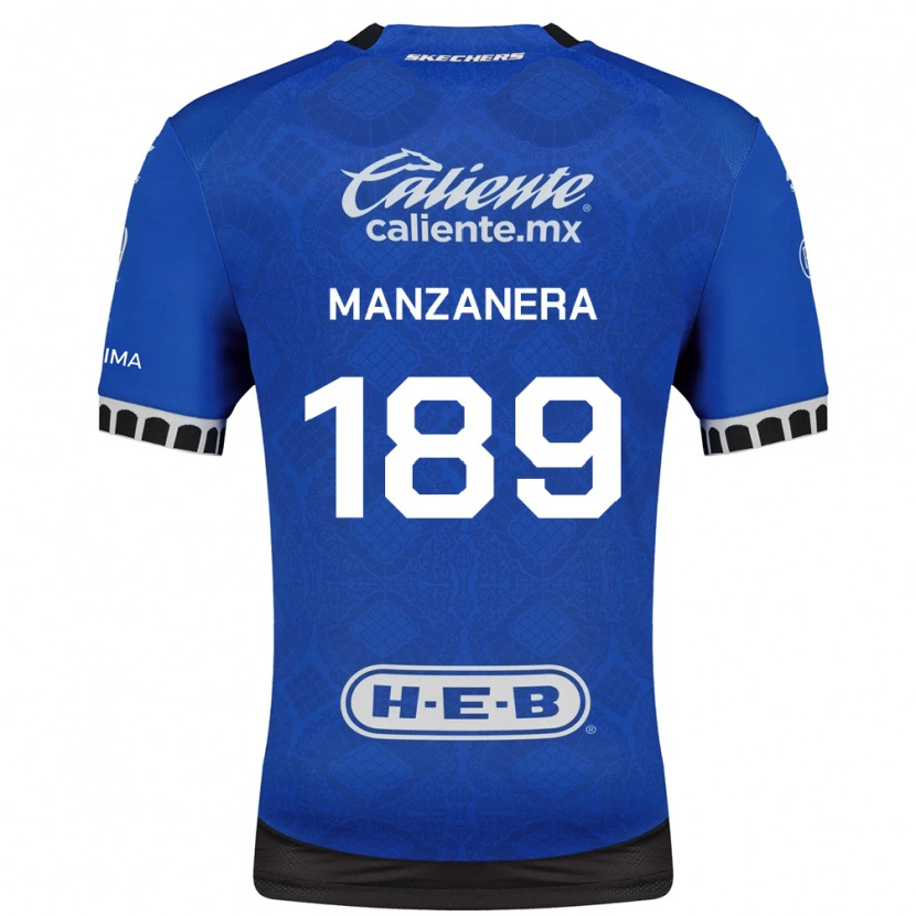Danxen Damen Luis Manzanera #189 Königsblau Weiß Schwarz Auswärtstrikot Trikot 2026/27 T-Shirt