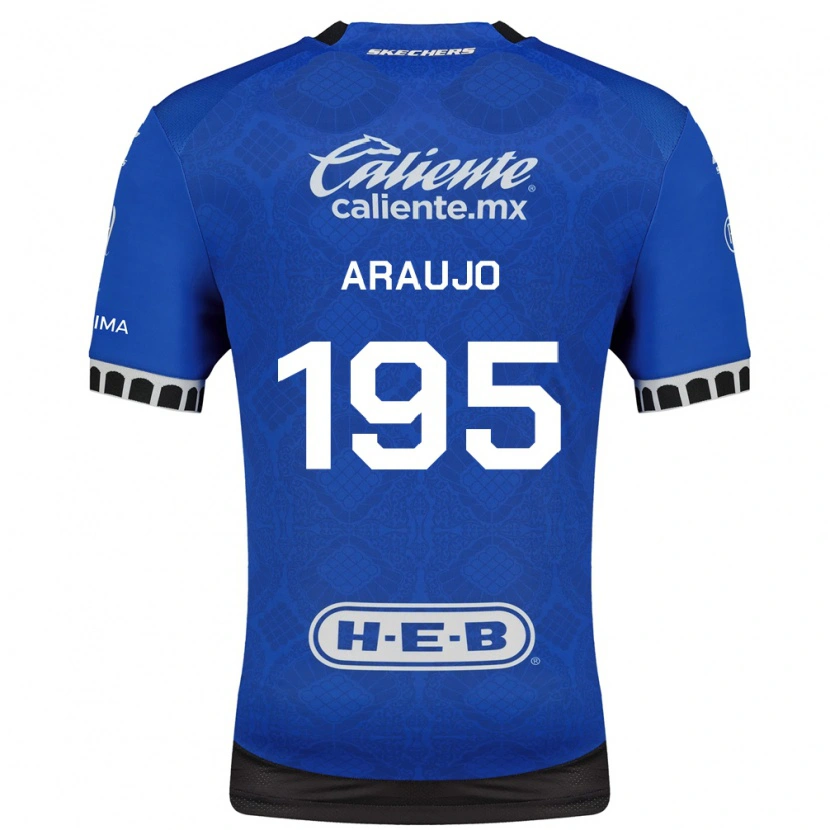 Danxen Damen Diego Araujo #195 Königsblau Weiß Schwarz Auswärtstrikot Trikot 2026/27 T-Shirt
