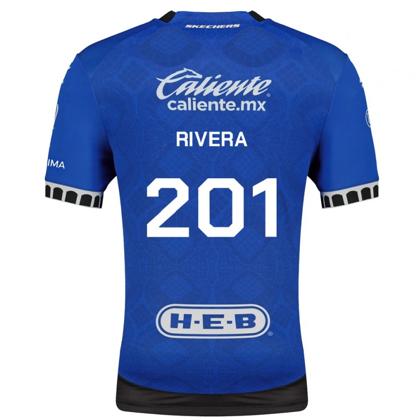 Danxen Damen Christian Rivera #201 Königsblau Weiß Schwarz Auswärtstrikot Trikot 2026/27 T-Shirt