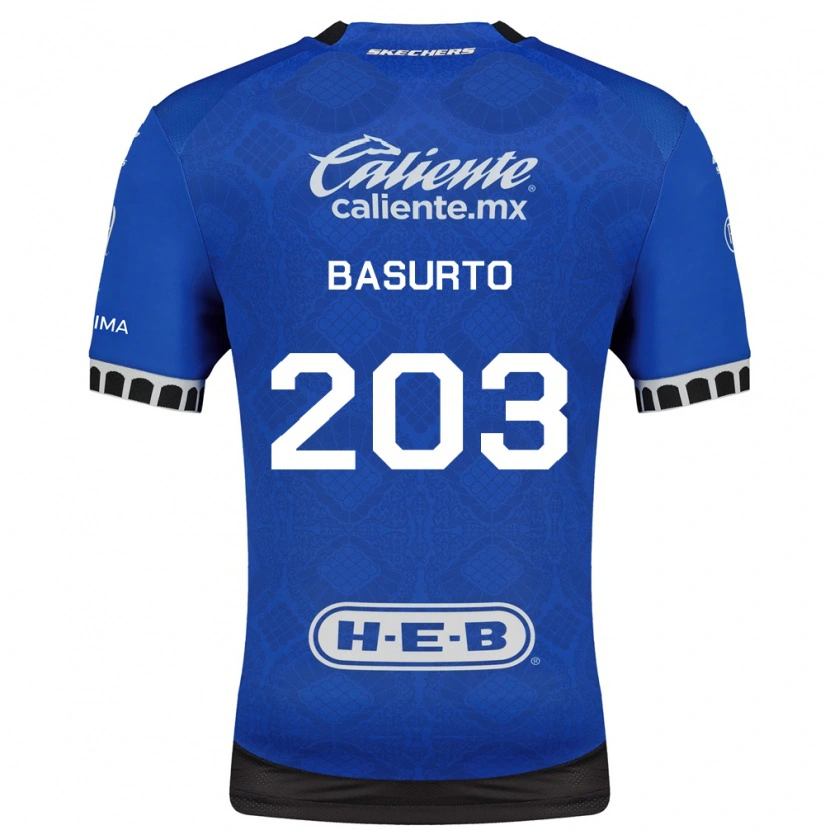 Danxen Damen Osvaldo Basurto #203 Königsblau Weiß Schwarz Auswärtstrikot Trikot 2026/27 T-Shirt