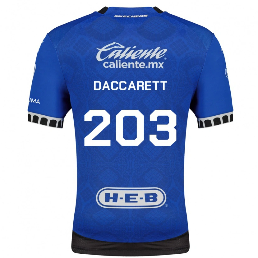Danxen Damen Juan Daccarett #203 Königsblau Weiß Schwarz Auswärtstrikot Trikot 2026/27 T-Shirt