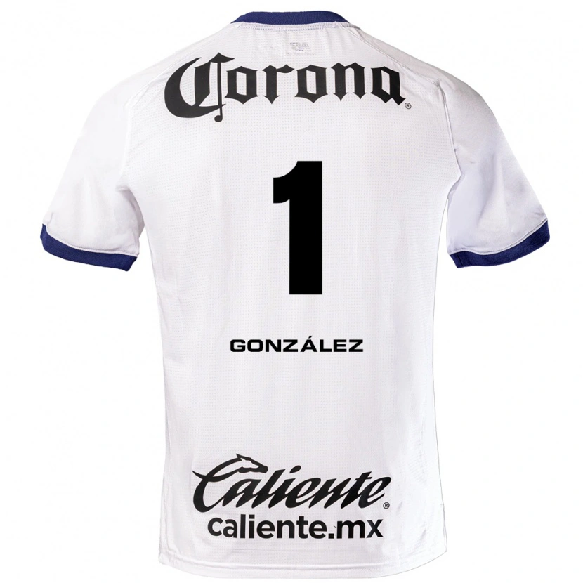Danxen Damen Hugo González #1 Weiß Blau Schwarz Auswärtstrikot Trikot 2026/27 T-Shirt