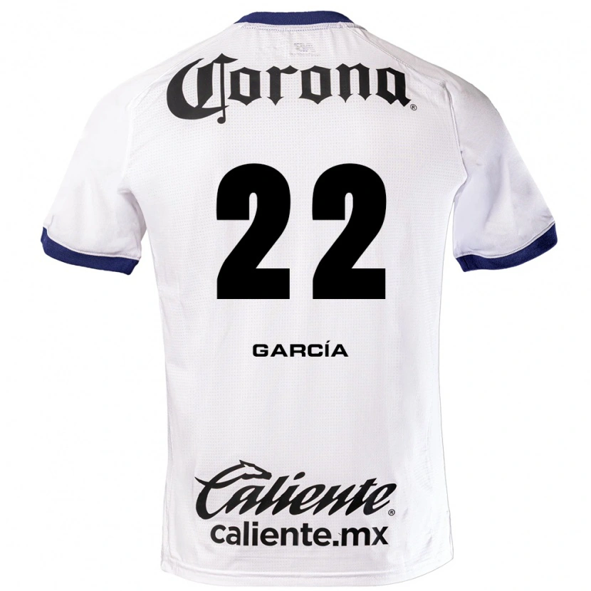 Danxen Damen Luis García #22 Weiß Blau Schwarz Auswärtstrikot Trikot 2026/27 T-Shirt