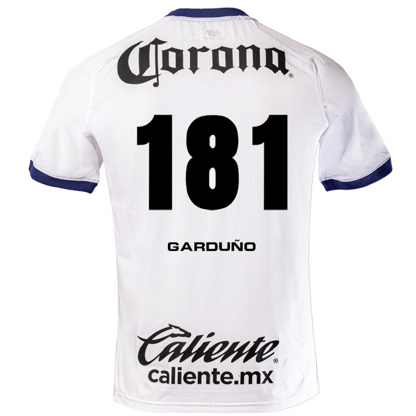 Danxen Damen Carlos Garduño #181 Weiß Blau Schwarz Auswärtstrikot Trikot 2026/27 T-Shirt
