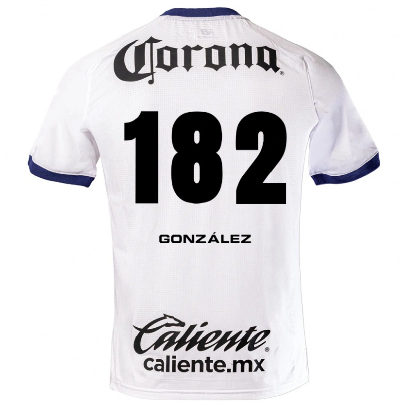Danxen Damen Enrique González #182 Weiß Blau Schwarz Auswärtstrikot Trikot 2026/27 T-Shirt