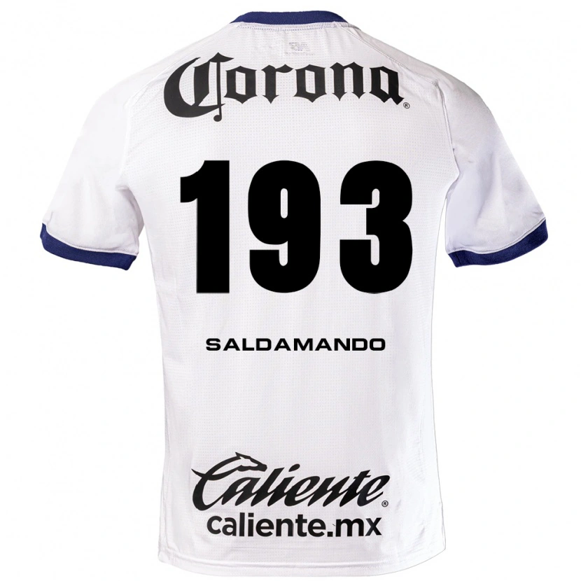 Danxen Damen José Saldamando #193 Weiß Blau Schwarz Auswärtstrikot Trikot 2026/27 T-Shirt