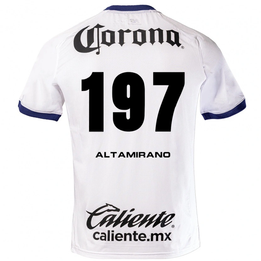 Danxen Damen Óscar Altamirano #197 Weiß Blau Schwarz Auswärtstrikot Trikot 2026/27 T-Shirt