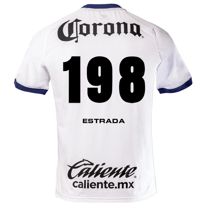 Danxen Damen José Estrada #198 Weiß Blau Schwarz Auswärtstrikot Trikot 2026/27 T-Shirt