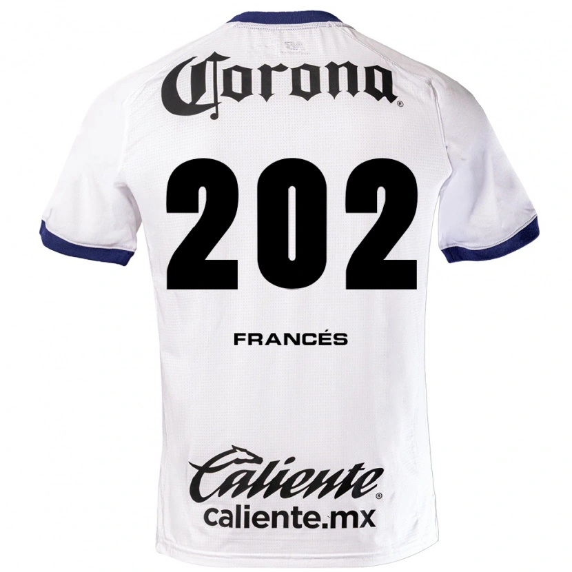 Danxen Damen Lenin Francés #202 Weiß Blau Schwarz Auswärtstrikot Trikot 2026/27 T-Shirt