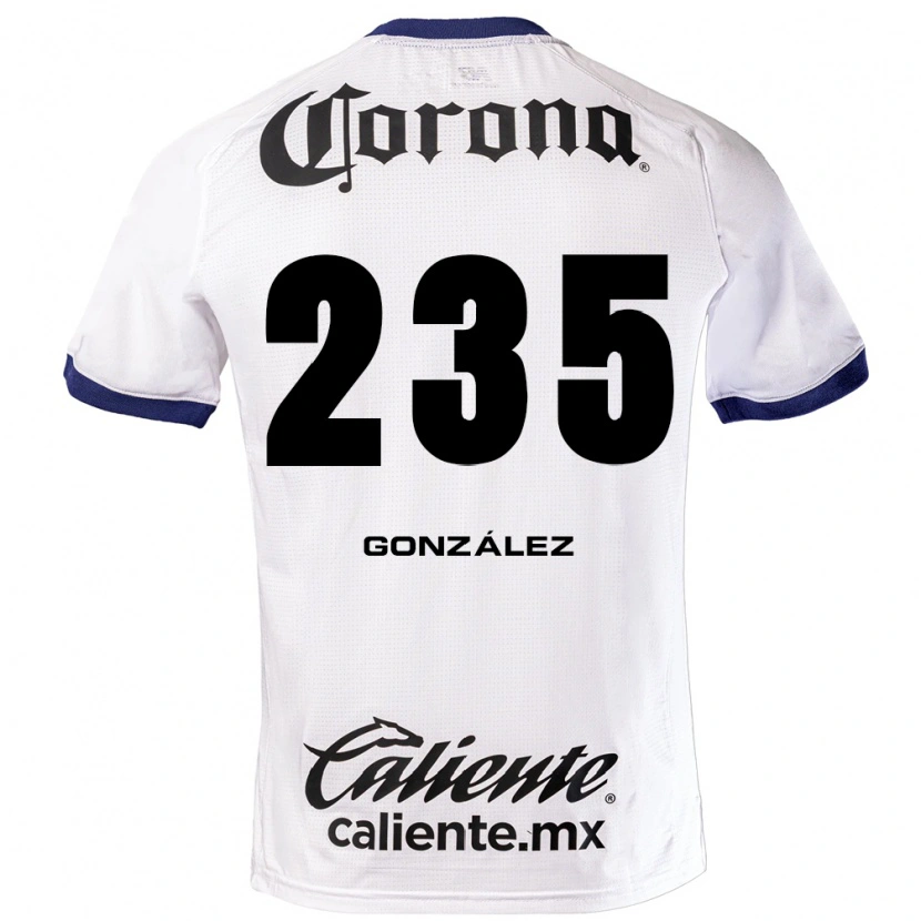 Danxen Damen Ian González #235 Weiß Blau Schwarz Auswärtstrikot Trikot 2026/27 T-Shirt