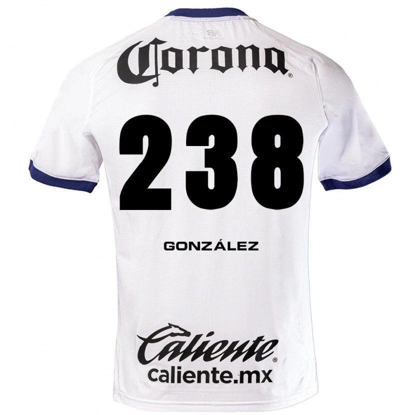 Danxen Damen Geovani González #238 Weiß Blau Schwarz Auswärtstrikot Trikot 2026/27 T-Shirt