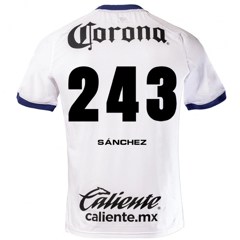 Danxen Damen Cedric Sánchez #243 Weiß Blau Schwarz Auswärtstrikot Trikot 2026/27 T-Shirt
