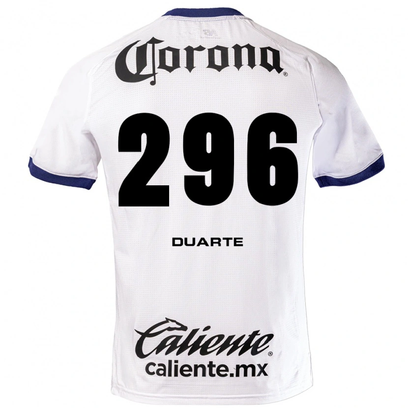 Danxen Damen Saúl Duarte #296 Weiß Blau Schwarz Auswärtstrikot Trikot 2026/27 T-Shirt