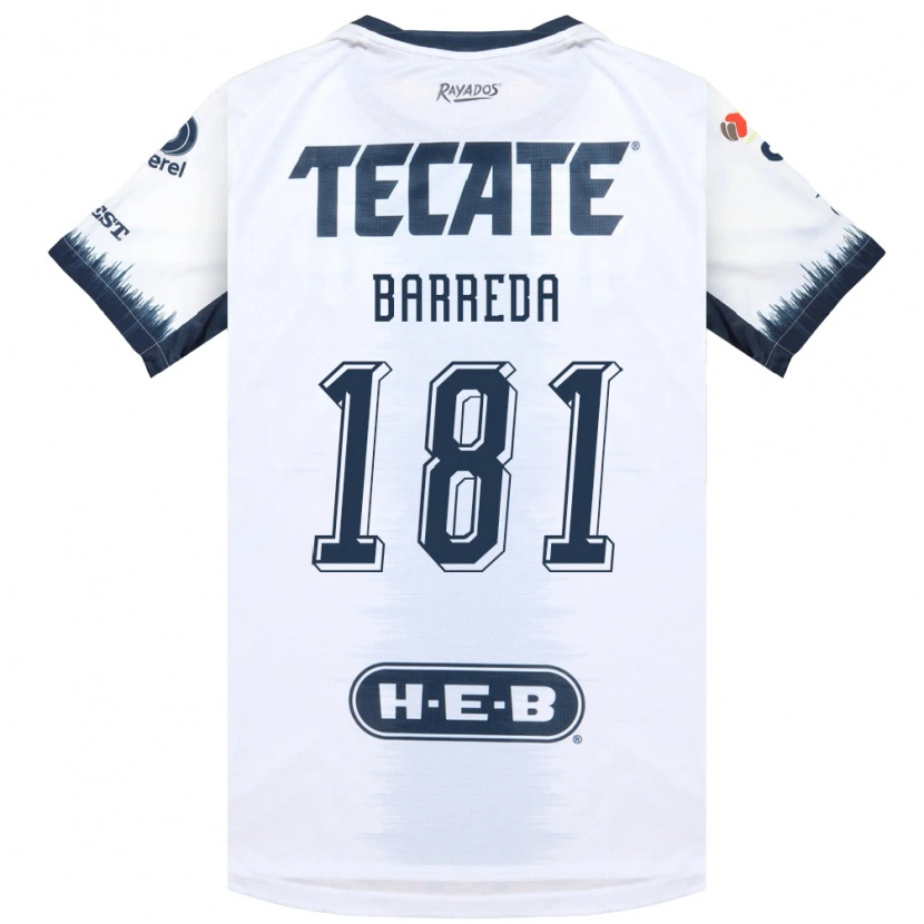 Danxen Damen Dimas Barreda #181 Weiß Tintenblau Rot Auswärtstrikot Trikot 2026/27 T-Shirt