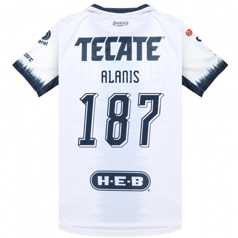 Danxen Damen Brian Alanís #187 Weiß Tintenblau Rot Auswärtstrikot Trikot 2026/27 T-Shirt