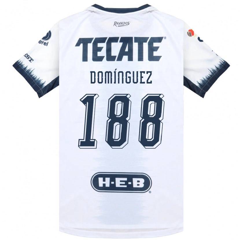 Danxen Damen Joel Domínguez #188 Weiß Tintenblau Rot Auswärtstrikot Trikot 2026/27 T-Shirt
