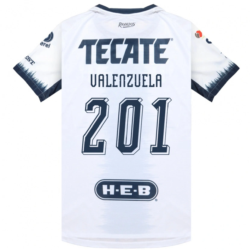 Danxen Damen Francisco Valenzuela #201 Weiß Tintenblau Rot Auswärtstrikot Trikot 2026/27 T-Shirt