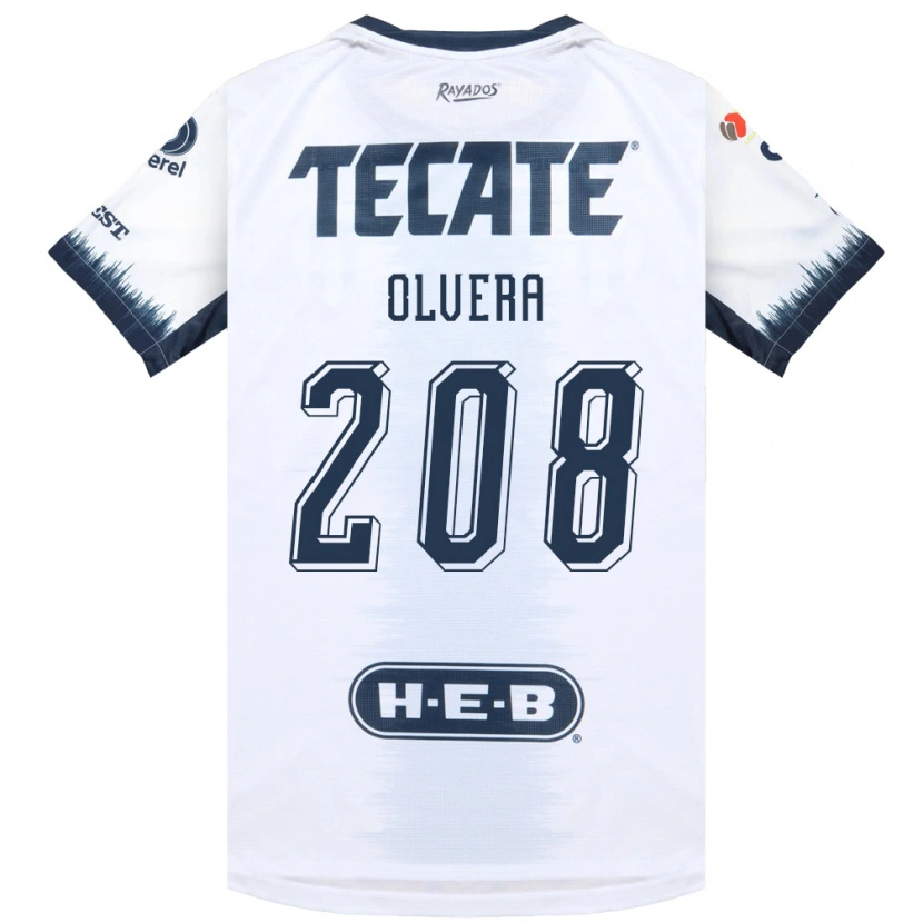 Danxen Damen Marcelo Olvera #208 Weiß Tintenblau Rot Auswärtstrikot Trikot 2026/27 T-Shirt
