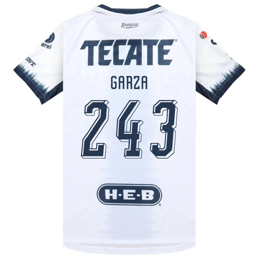 Danxen Damen Juan Garza #243 Weiß Tintenblau Rot Auswärtstrikot Trikot 2026/27 T-Shirt