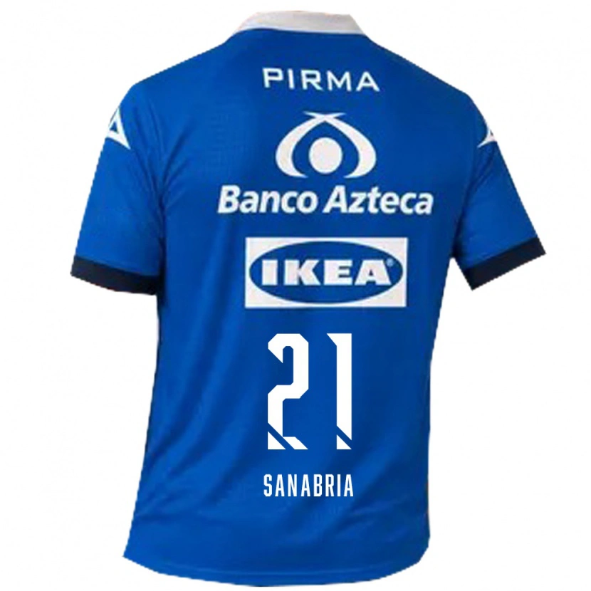 Danxen Damen Sergio Sanabria #21 Blau Weiß Auswärtstrikot Trikot 2026/27 T-Shirt