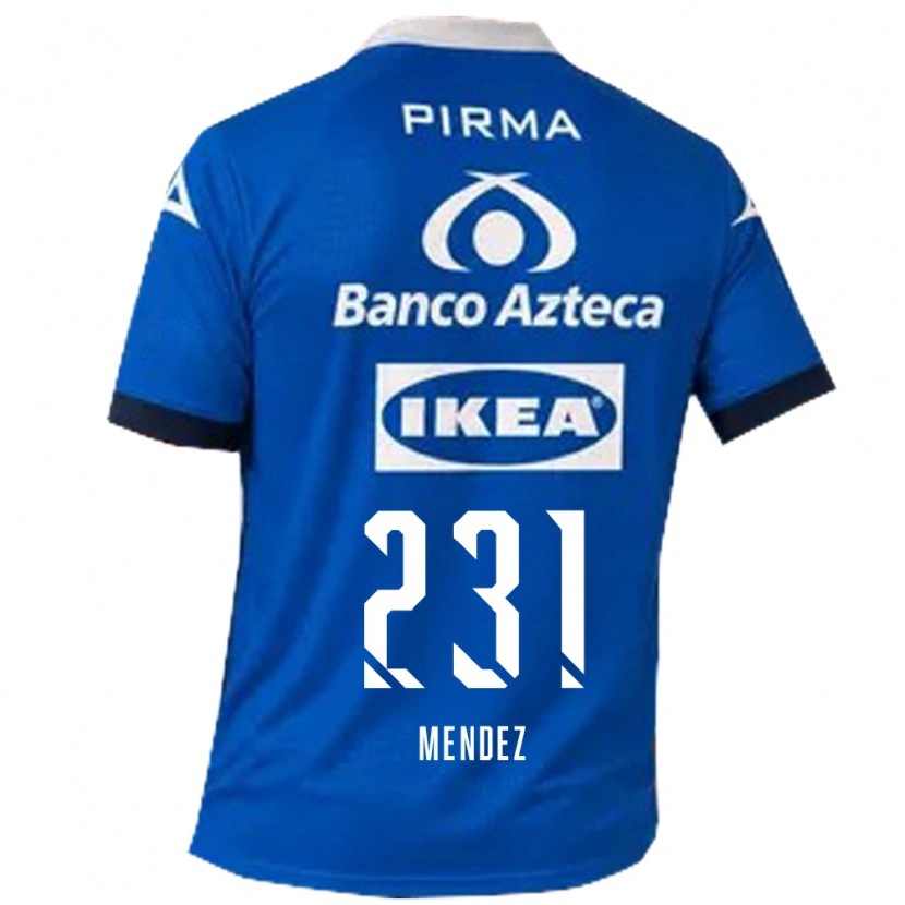 Danxen Damen Alejandro Méndez #231 Blau Weiß Auswärtstrikot Trikot 2026/27 T-Shirt