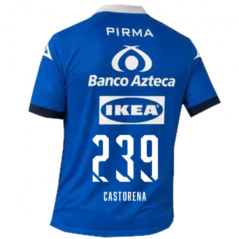 Danxen Damen Ernesto Castorena #239 Blau Weiß Auswärtstrikot Trikot 2026/27 T-Shirt